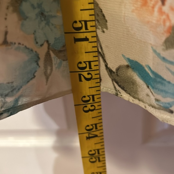 Beautiful Strapless Floral Garden Party Full Length Flowy Dress - Picture 8 of 10